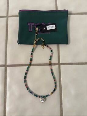 Tova Paige Multicolor Beaded Pendant Necklace